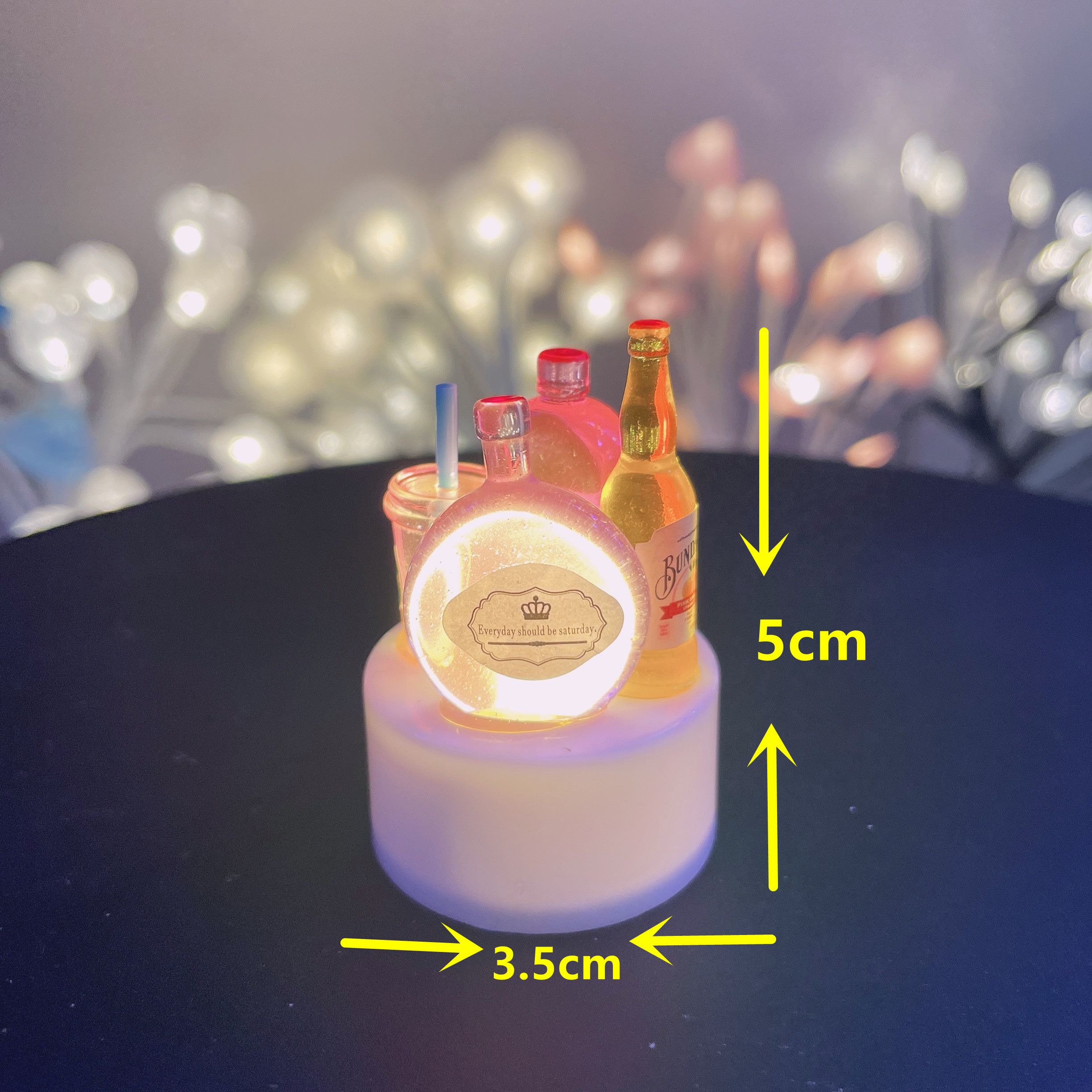 新款led蜡烛电子灯纽扣啤酒小夜灯造型装饰创意网红礼品玩具节日详情6