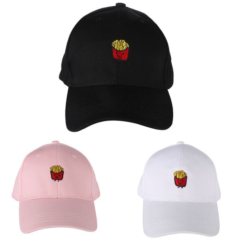 Baseball cap embroidered cap fries hat thumbnail