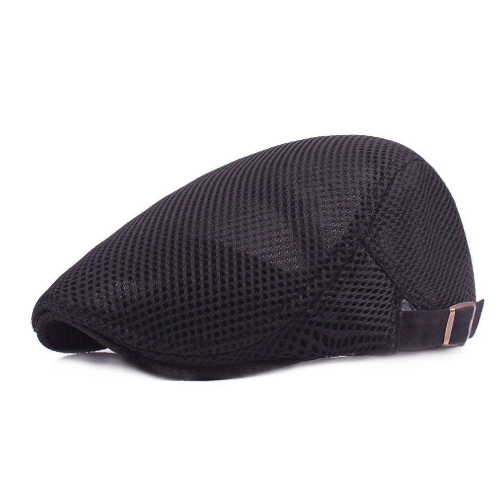 Beret men's summer youth mesh breathable forward cap middle-aged and elderly casual sun hat foreign trade peaked hat thumbnail
