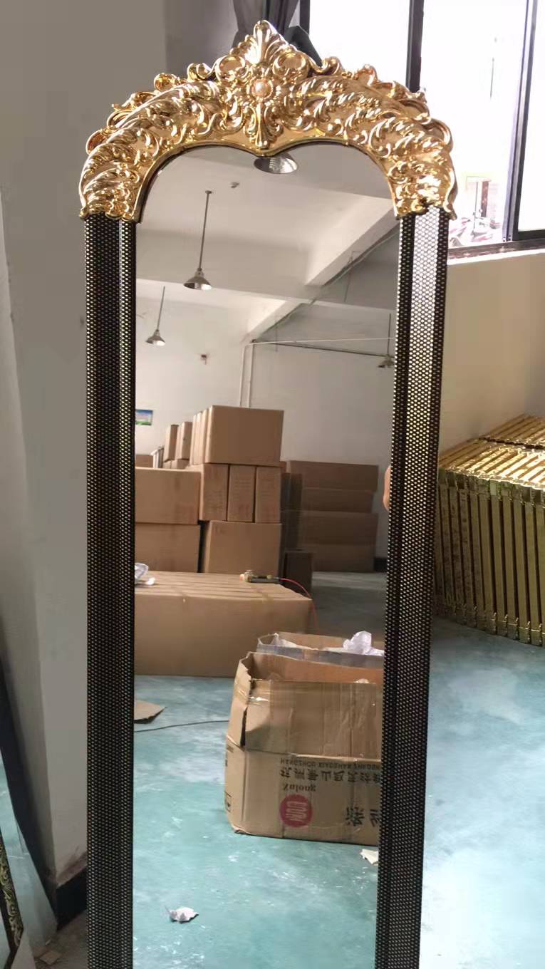 镜框镜子/相框/家用落地镜白底实物图