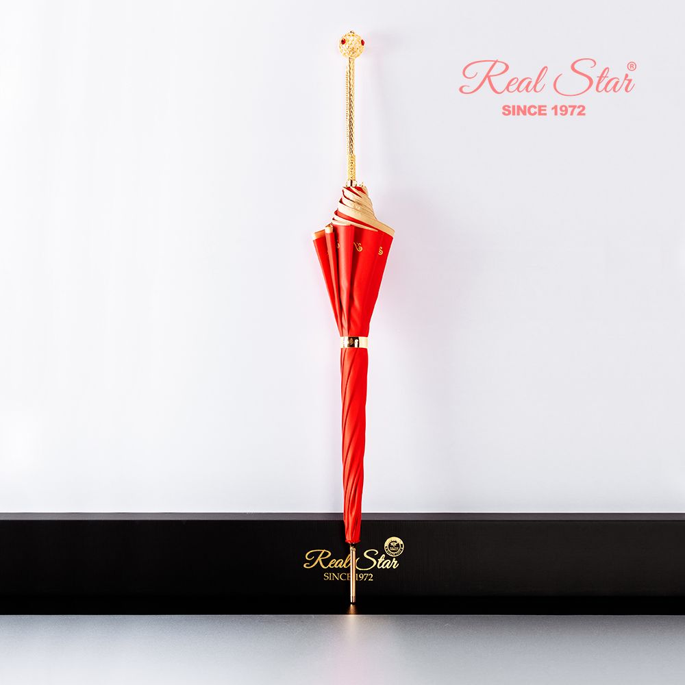 Yiwu Good Goods R-196 High-end umbrella with diamond-encrusted copper handle, double-layer silk satin fabric embroidery, Chinese trend style wedding umbrella details Picture