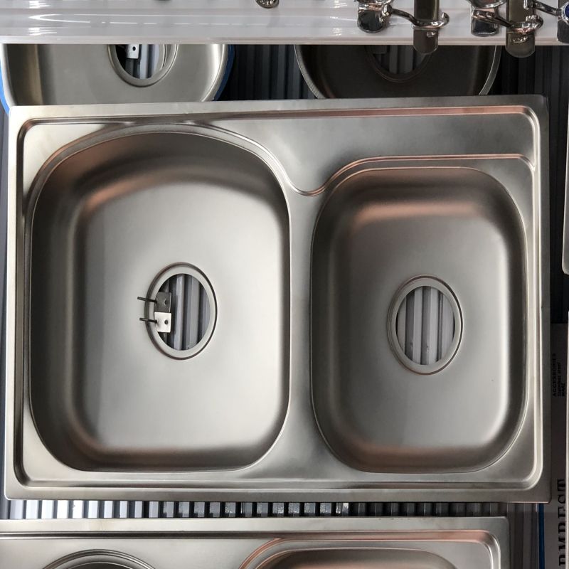 78*43304 stainless steel thickened manual sink single slot mirror thumbnail