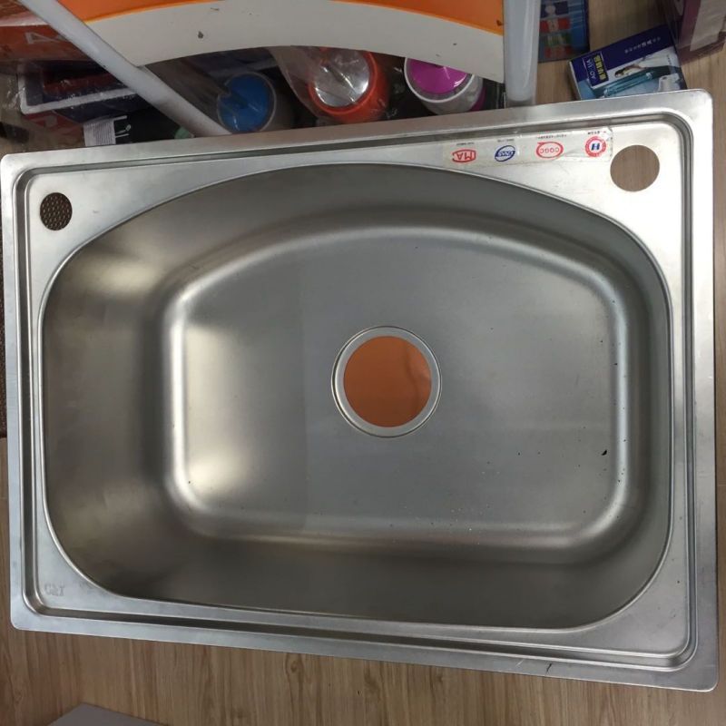 57*41 304 stainless steel thickened manual sink single slot mirror thumbnail
