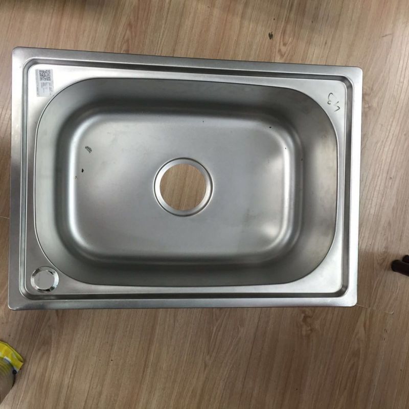 52*38 304 stainless steel thickened manual sink single slot mirror thumbnail