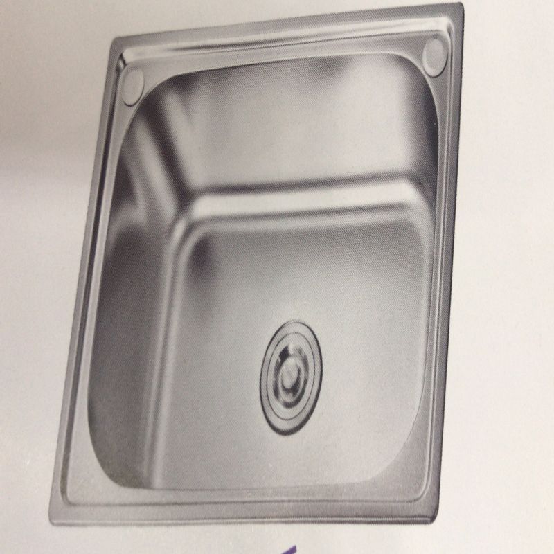 60*45 304 stainless steel thickened manual sink single slot mirror thumbnail