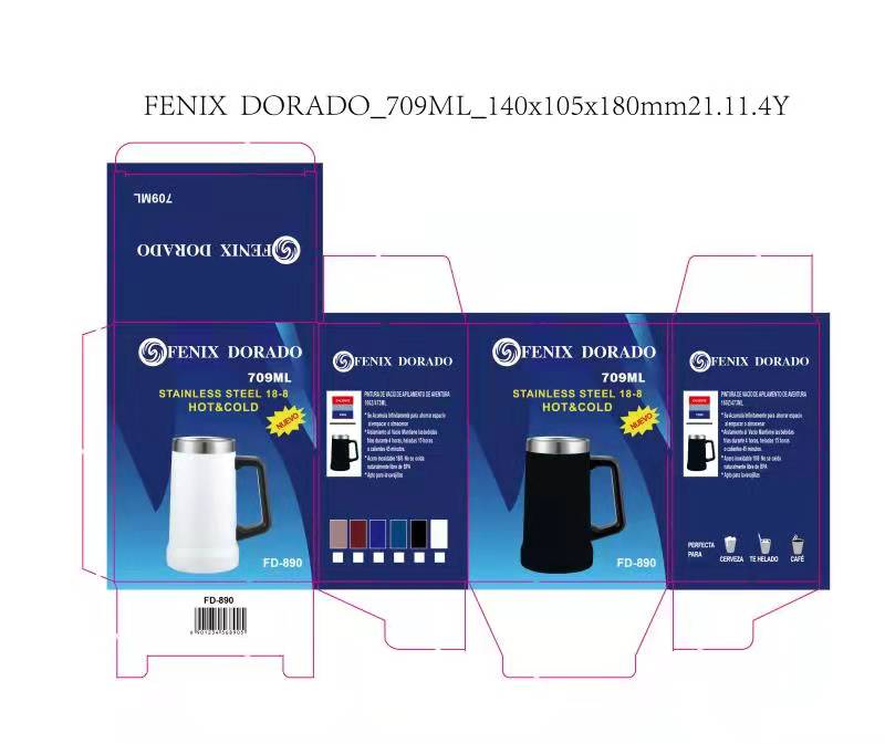 New beer mug made of 304 stainless steel, double-layer vacuum portable cup and insulated cup pic 14