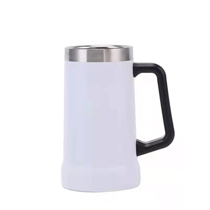 New beer mug made of 304 stainless steel, double-layer vacuum portable cup and insulated cup pic 13