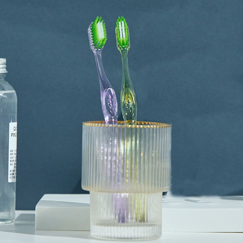 Two-color soft-bristled toothbrush cleaning and cleaning travel two-in-one toothbrush student toothbrush