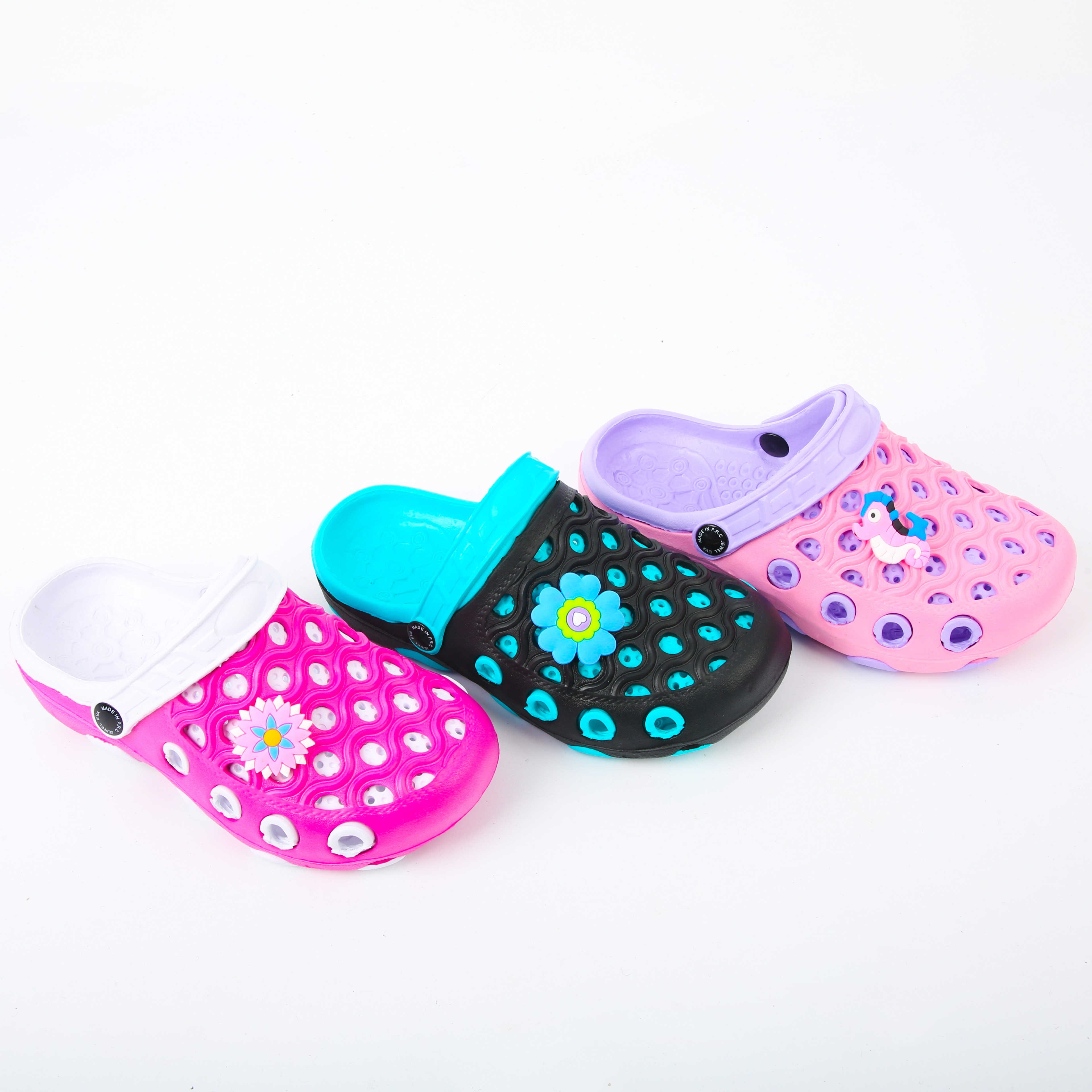 Cute Flower Patch graden sandals children shoes undefined