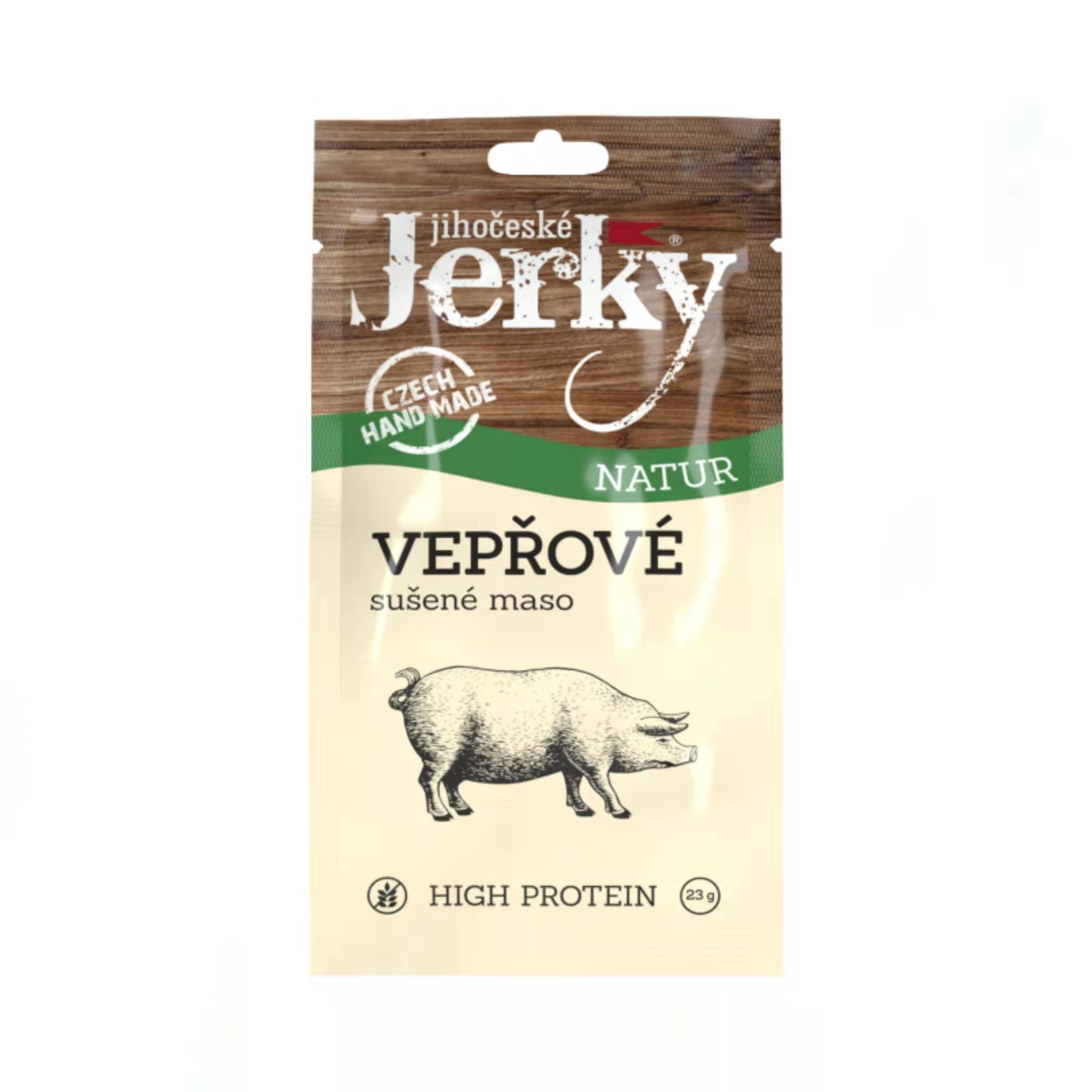 捷克进口零食肉干Jihočeské Jerky猪肉原味23g