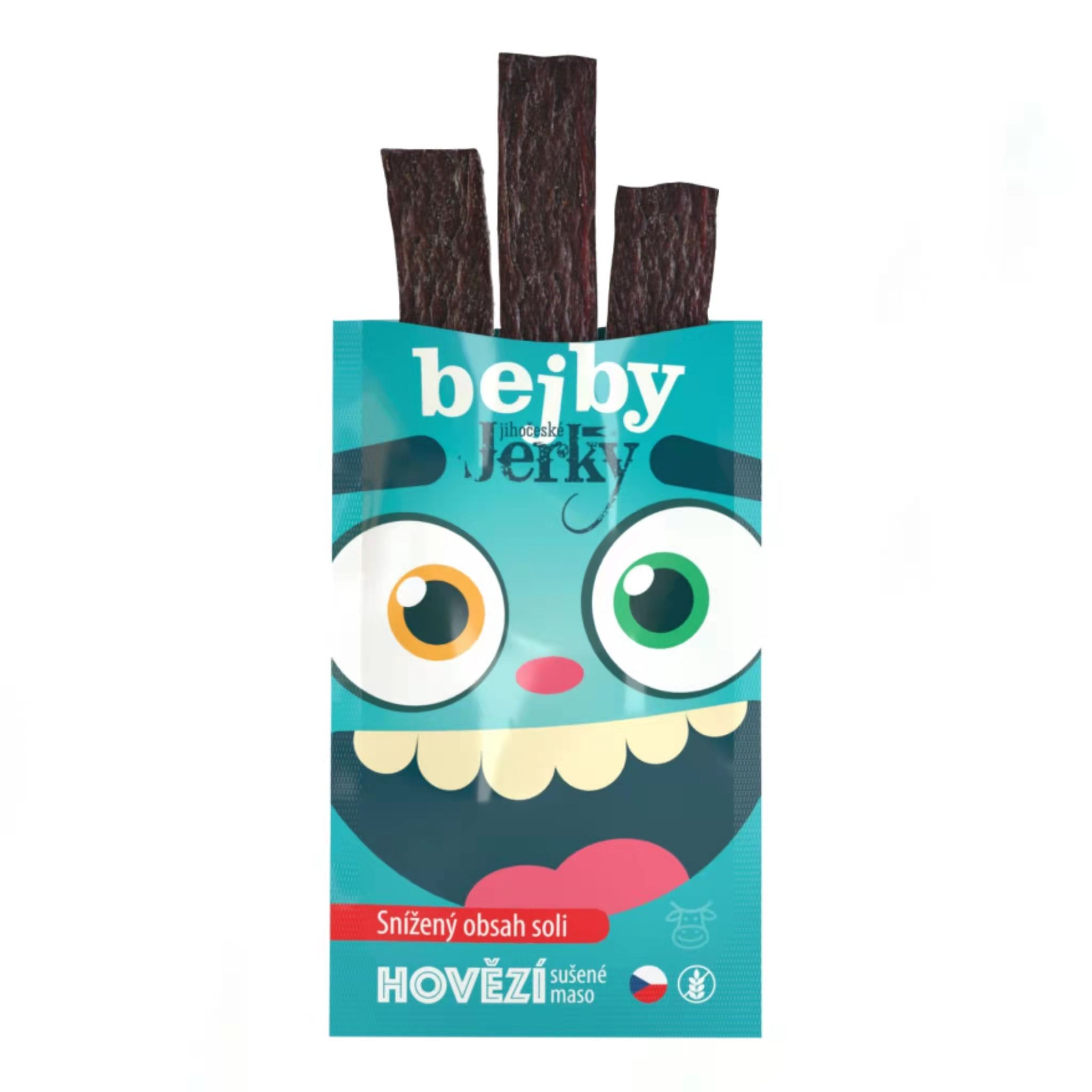 捷克进口零食肉干Jihočeské Jerky儿童版牛肉原味23g