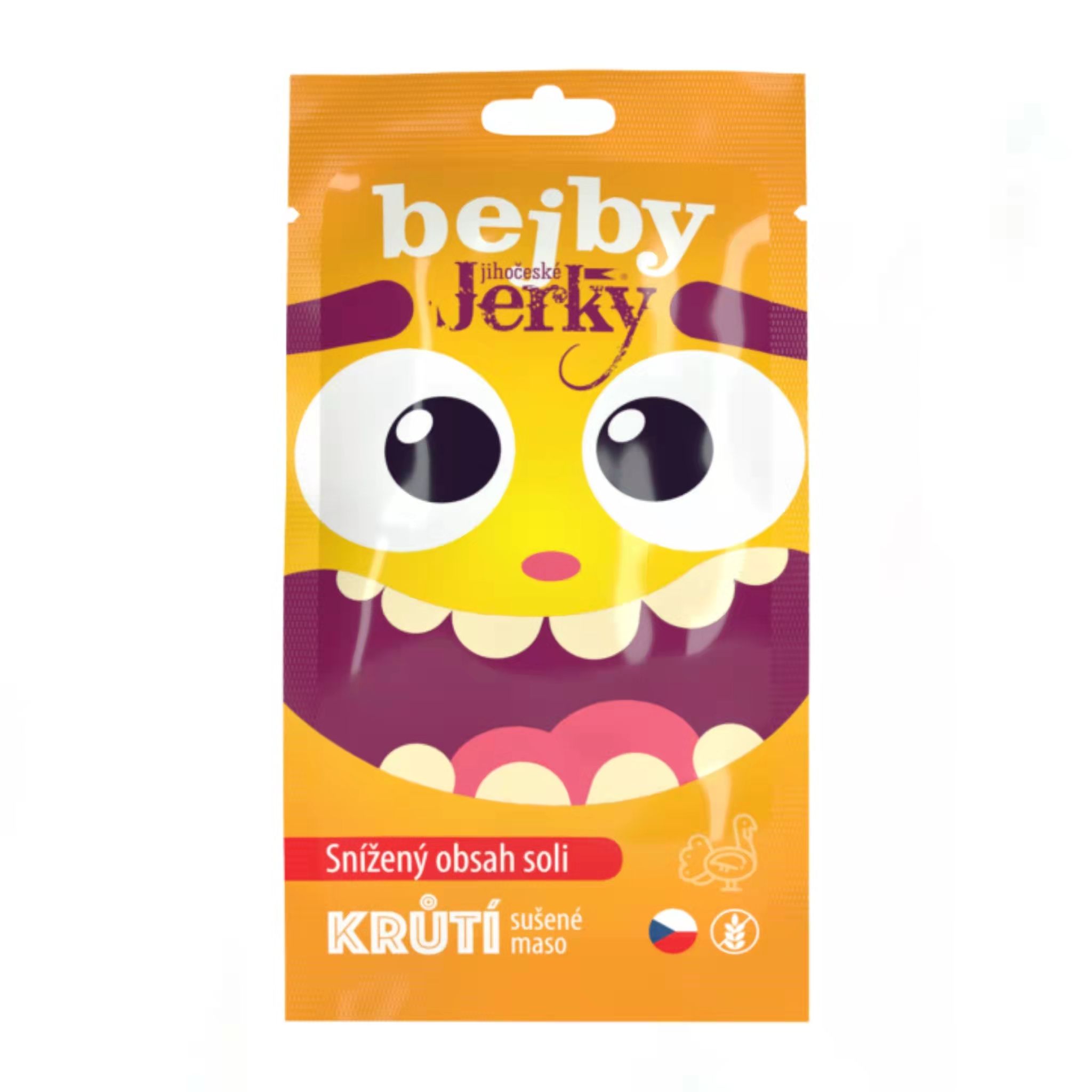 捷克进口零食肉干Jihočeské Jerky儿童版火鸡肉原味23g