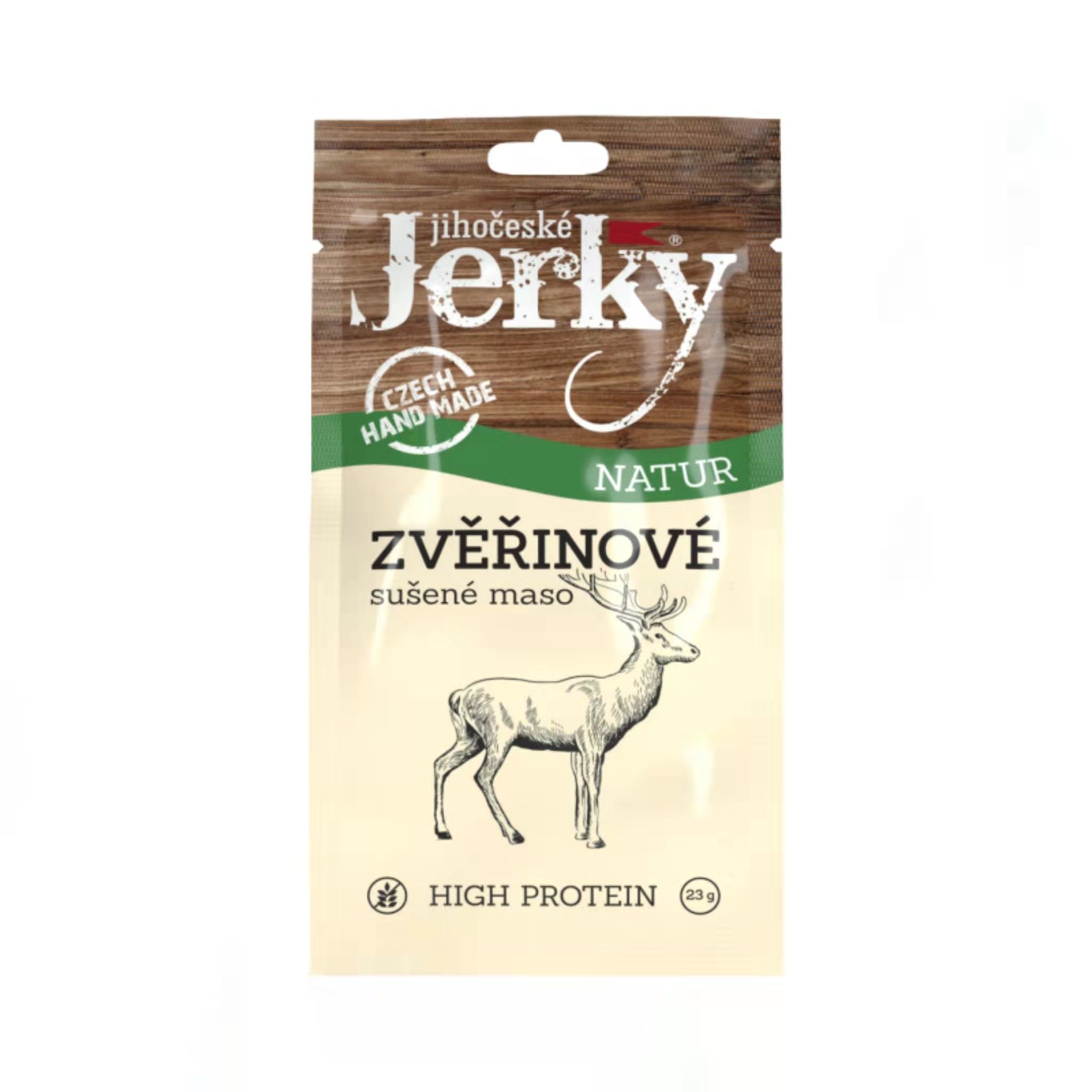捷克进口零食肉干Jihočeské Jerky鹿肉原味23g