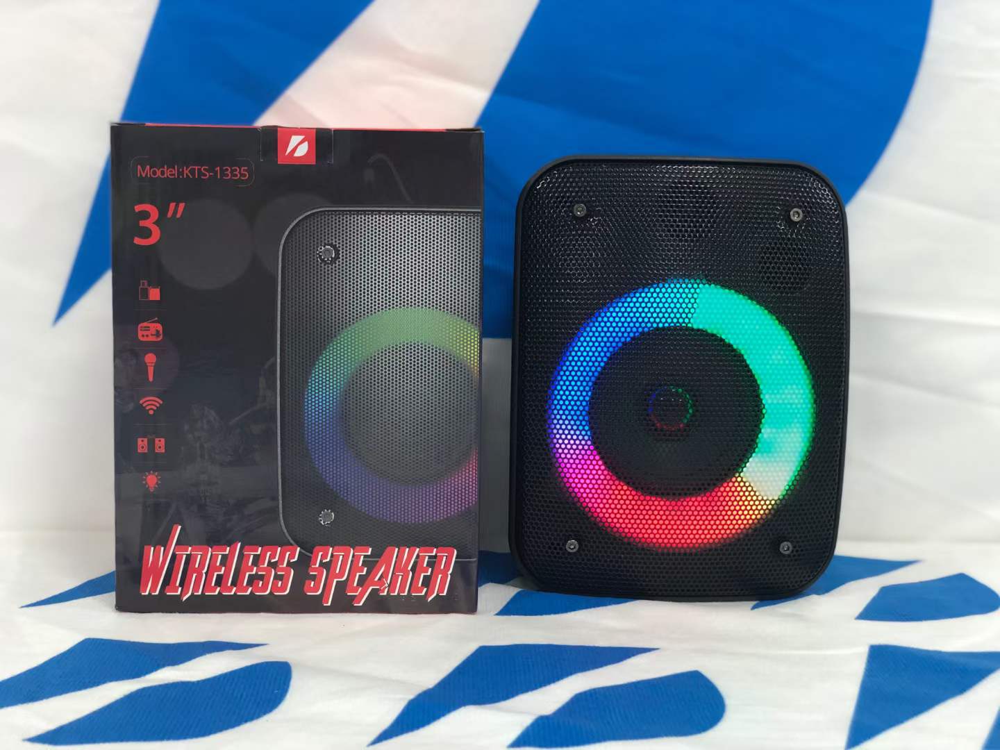 KTS-1335单3寸KTS/GTS/KTX系列便携式音箱蓝牙无线音响收音机
