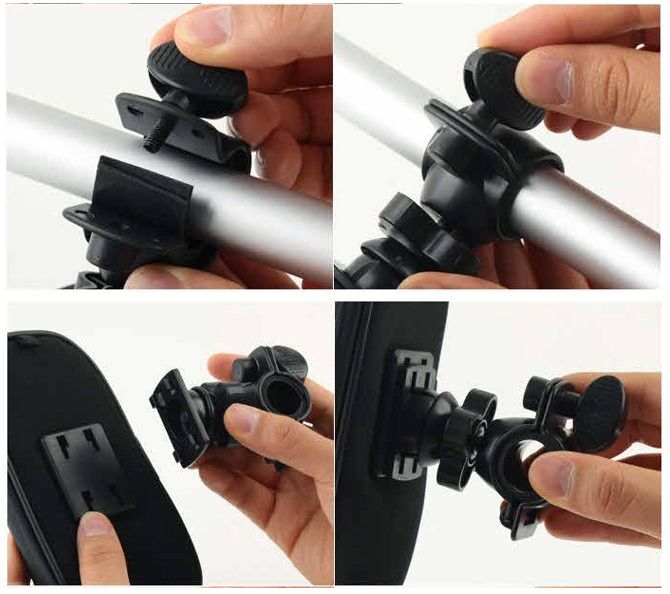 ZA-228 más de pantalla táctil bicicleta bicicleta soporte de bolsa de teléfono bolsa de bicicleta impermeable bolsa de teléfono impermeable soporte de navegación equipo Application Scenario