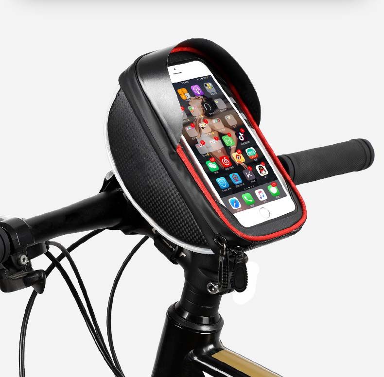912 bicycle with light, mobile phone touch screen package, mountain bike handlebar package, upper tube package, front beam package, saddle package, handlebar package Item Picture