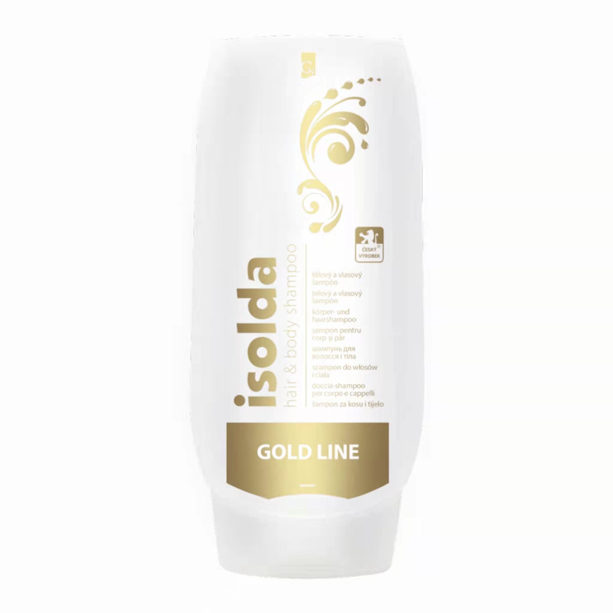 捷克进口沐浴露ISOLDA金色护理洗发沐浴露500ml