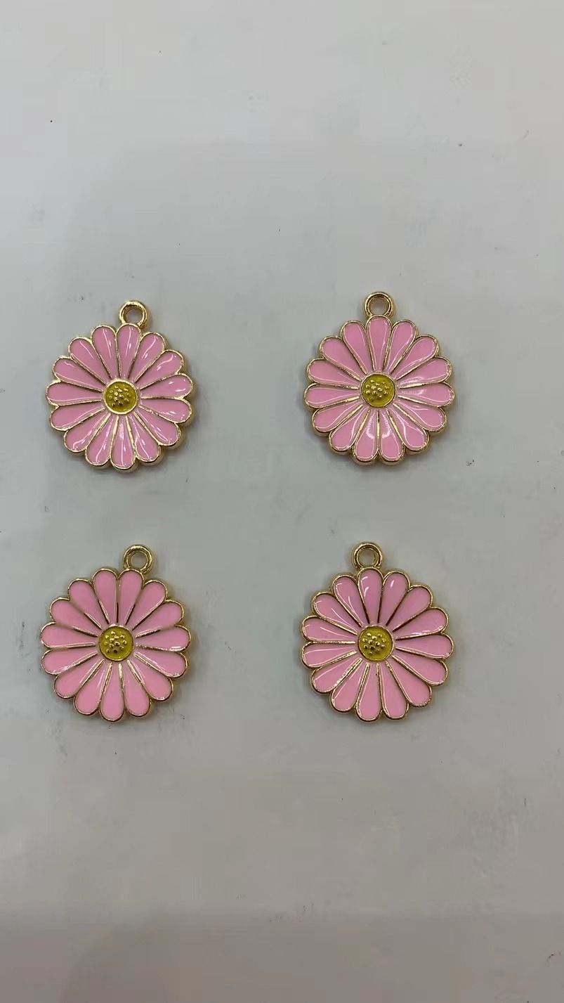 Alloy sixteen-petal flower details Picture