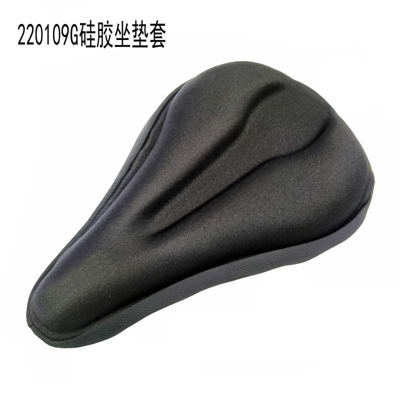 硅胶鞍座套/海绵鞍座套/自行车直槽坐垫套产品图