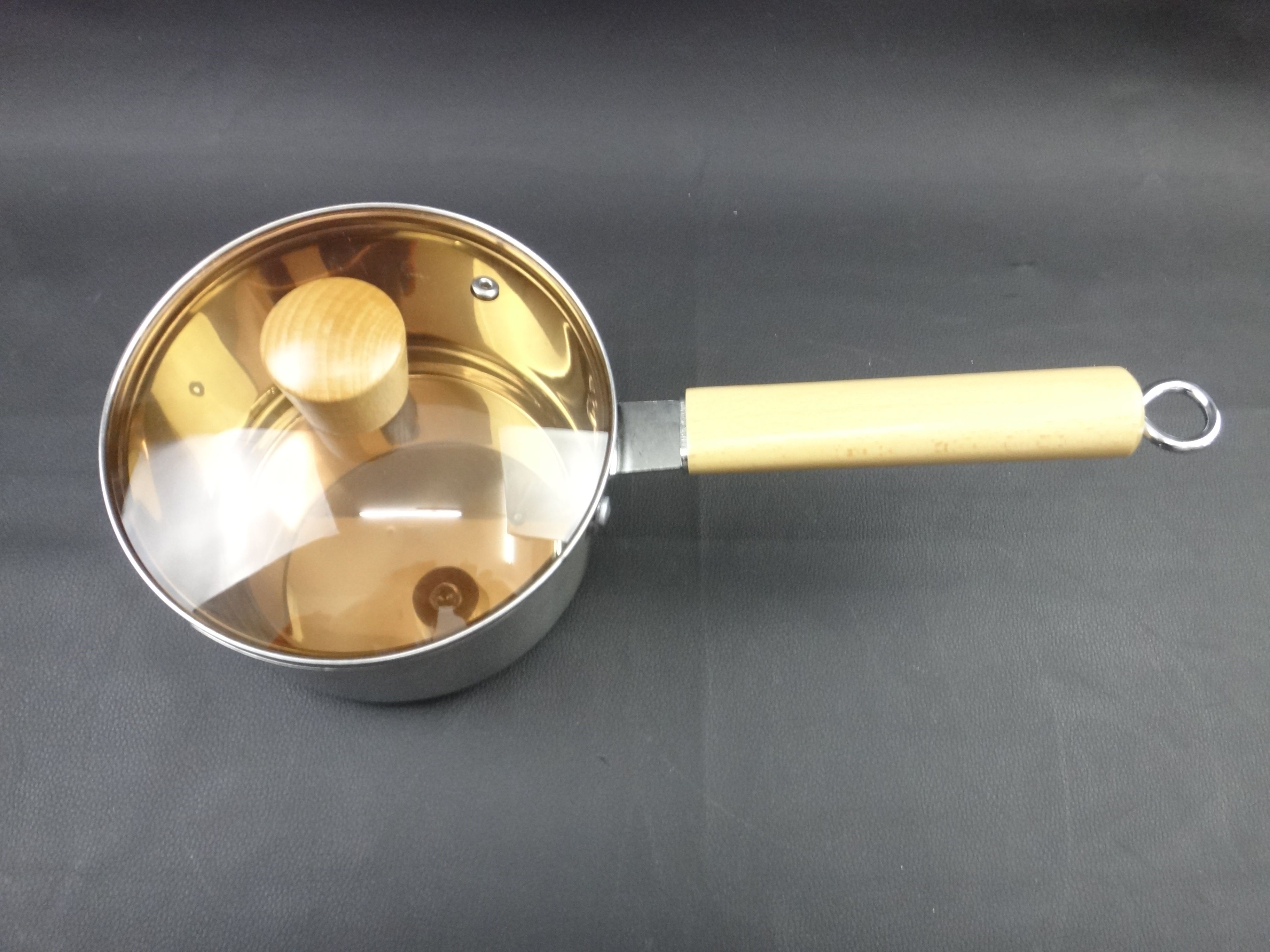 DF TRADING HOUSE DF99221 Single handle Extra thick Small milk Boiling pot Zhangqiu Non-stick wok Household multi-functional Specification image