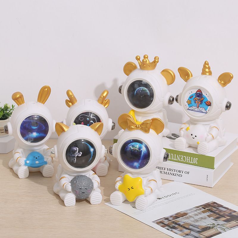 新款网红宇航员加湿器小夜灯儿童节礼物星星灯满天星小夜灯