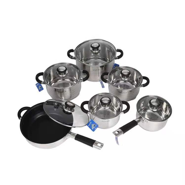 Stainless steel pot set of 6 sets thumbnail