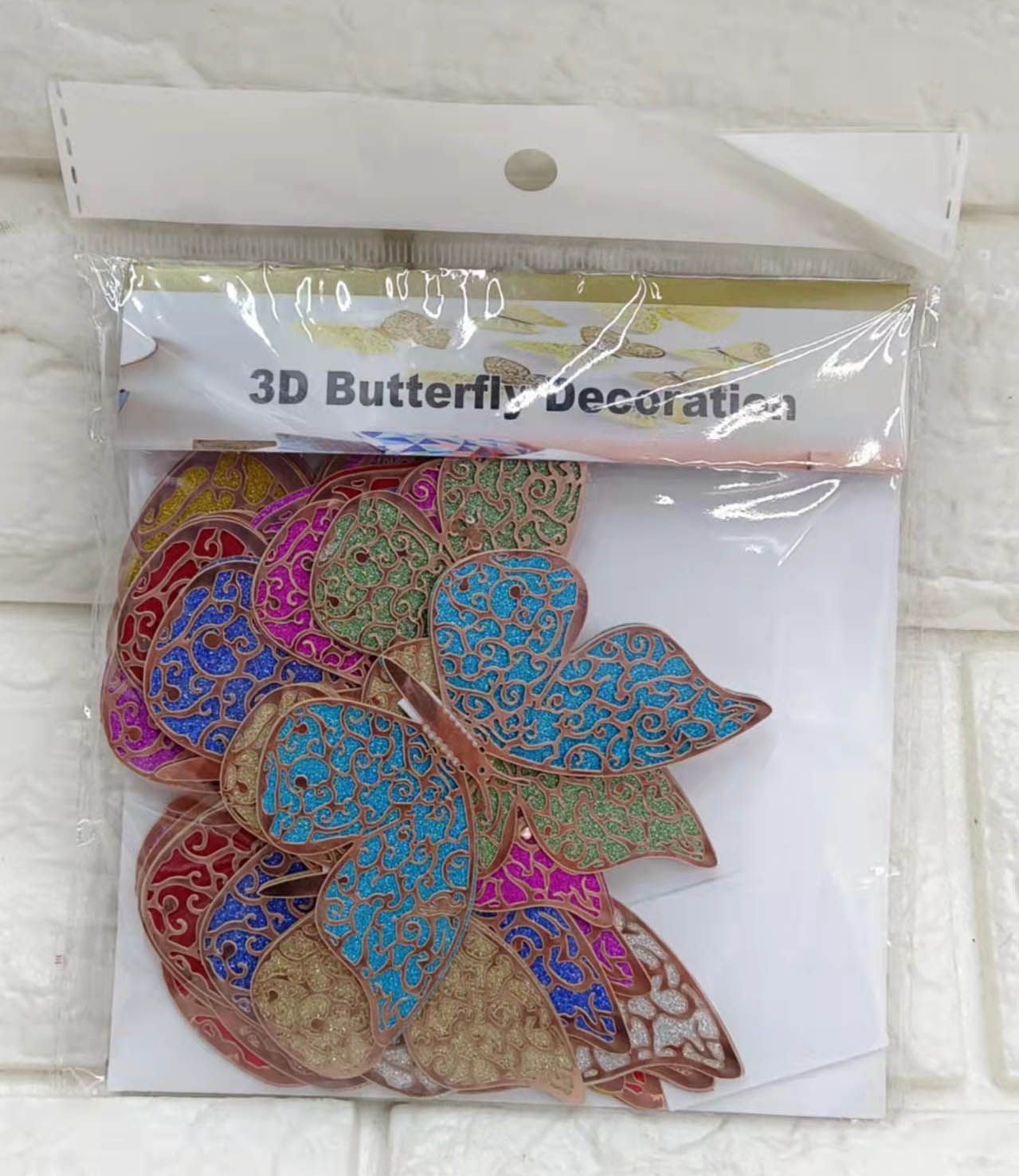SP Colorful Three-dimensional Butterfly Decorative Stickers Application Scenario