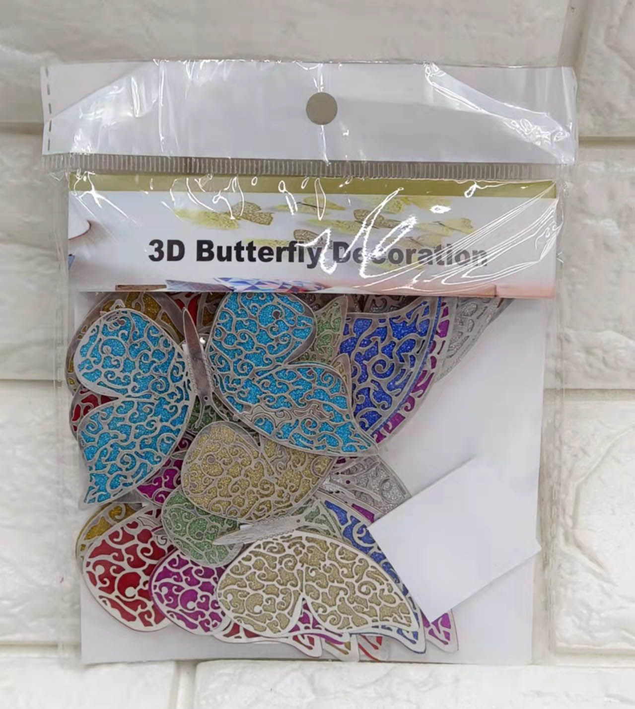 SP Colorful Three-dimensional Butterfly Decorative Stickers