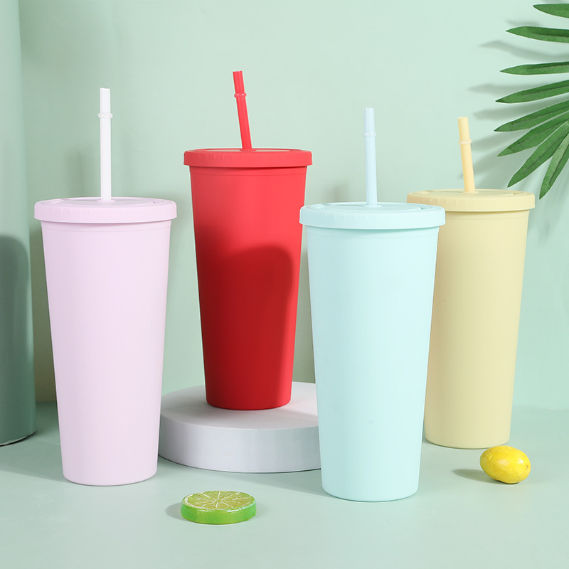 Creative Candy Color Home Daily Straw Cup thumbnail