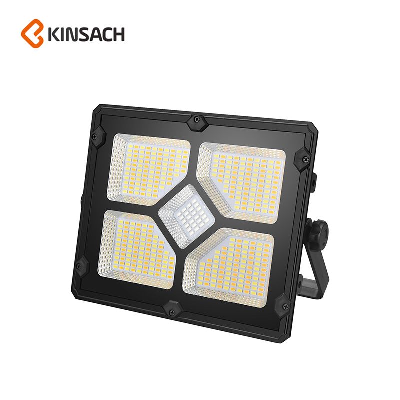 Large solar LED floodlights, outdoor waterproof lighting floodlights, court lights, workshop and construction site square floodlights
