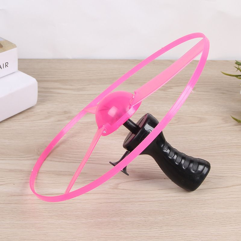 拉线闪光大号飞碟夜光飞天仙子儿童手推发光玩具夜市地摊玩具批发详情16