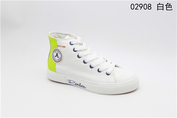 Humanistic 2908 women's shoes 2022 new high top canvas shoes Korean version of the popular student soft sole shoes