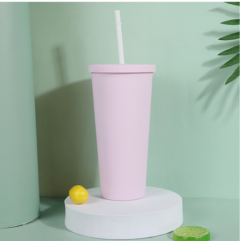 Creative Candy Color Home Daily Straw Cup undefined
