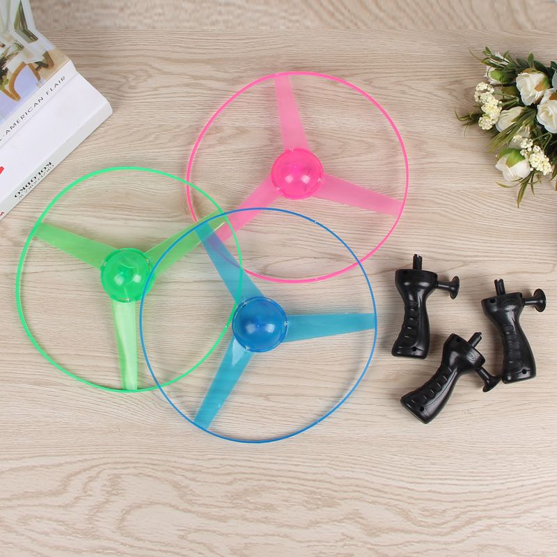 拉线闪光大号飞碟夜光飞天仙子儿童手推发光玩具夜市地摊玩具批发详情17