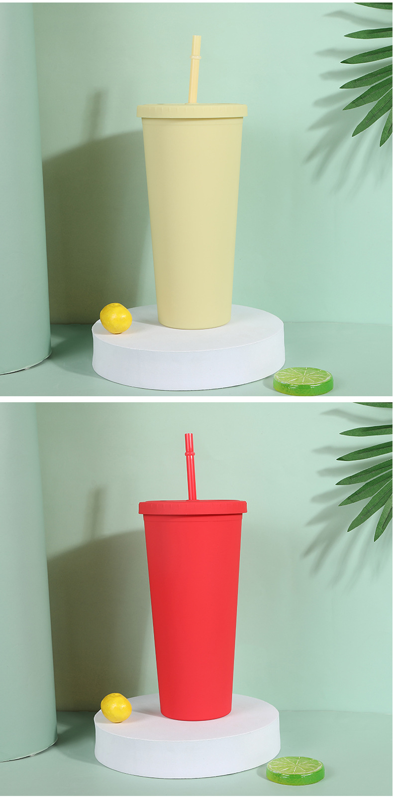 Creative Candy Color Home Daily Straw Cup undefined