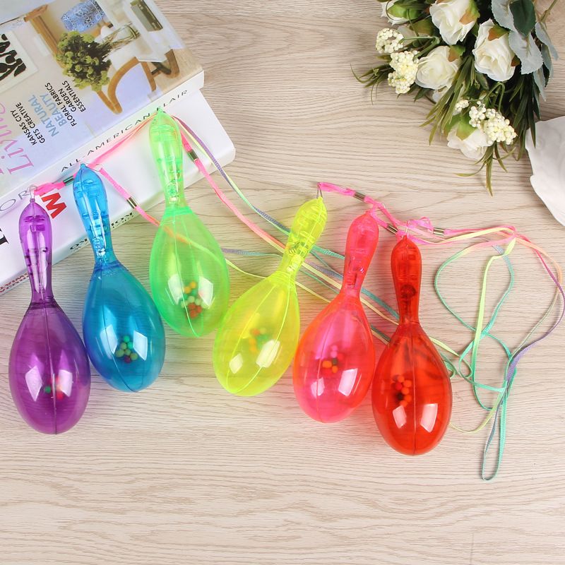 厂家批发LED发光沙锤儿童塑料开关闪光摇铃节日庆典活动助威道具