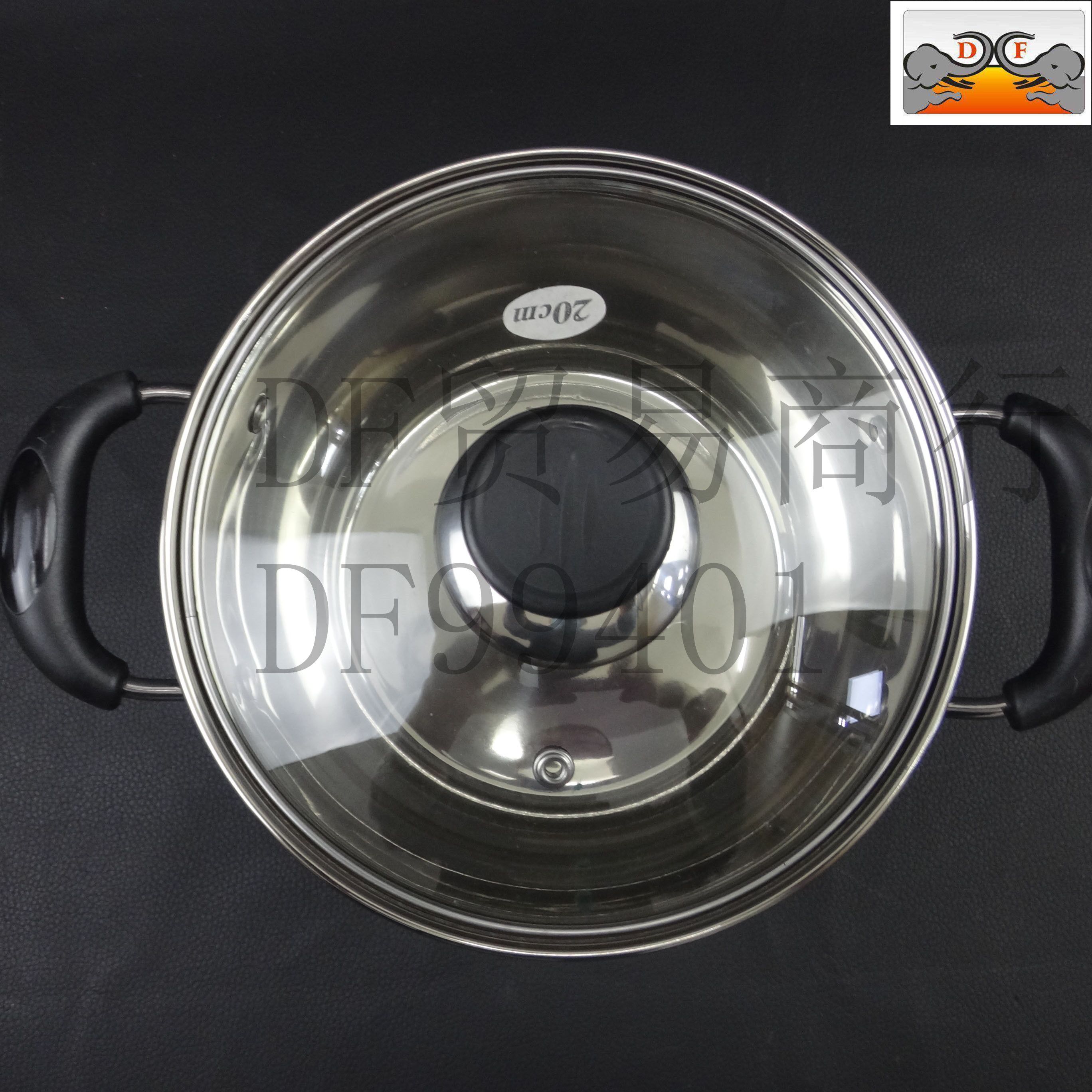 DF Trading House hose مجموعة من خمس قطع من المقلاة الخزفية المصنوعة من الأواني المتعددة الأطباق، طراز DF99401. details Picture