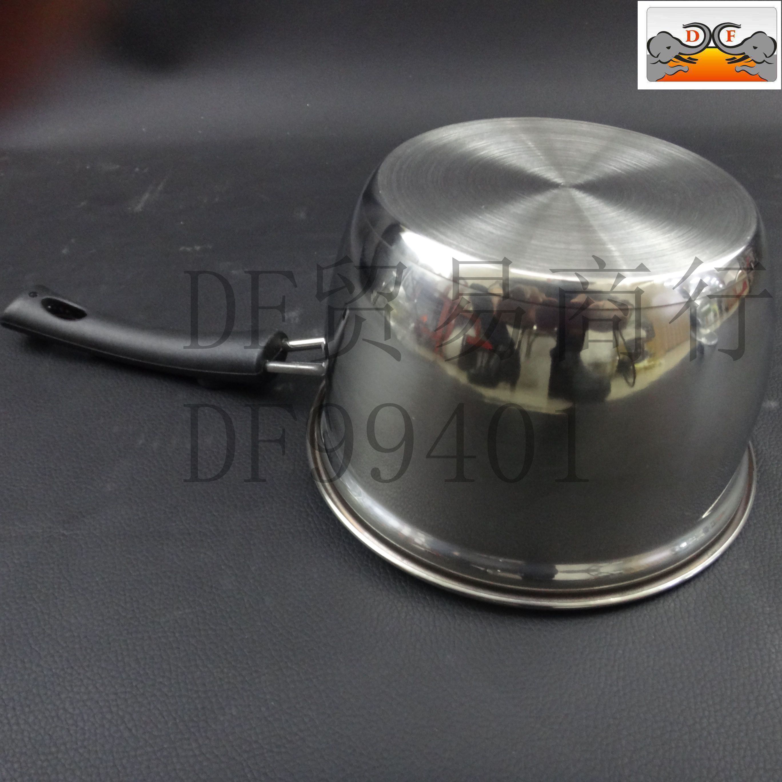 DF99050 Double-bottom single-handle small milk pot, kitchenware and wok dual-purpose DF TRADING HOUSE Item Picture