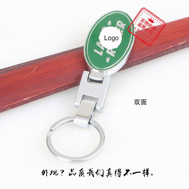 Factory price double-sided alloy car logo keychain, key chain, 4S store gift, MZZ128 details Picture