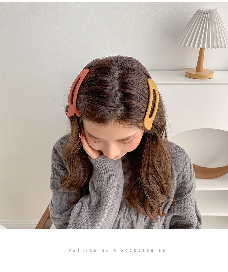 网红发夹大号一字夹边夹头发后脑勺少女夹子顶夹刘海夹头饰女发卡详情7