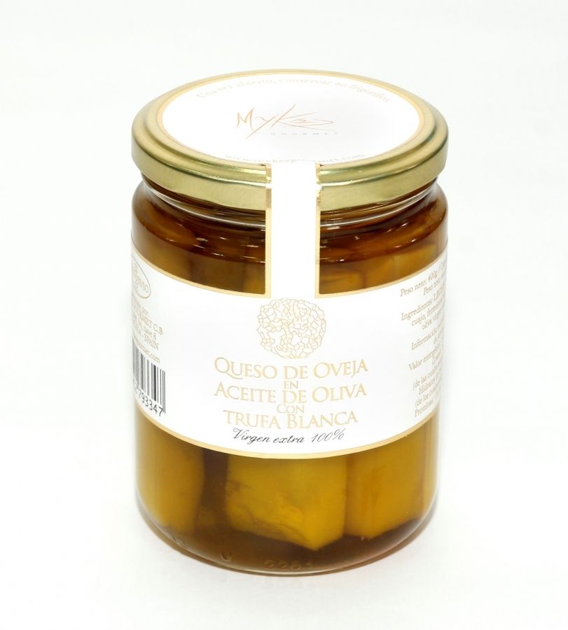 橄榄油腌制的奶酪和白松露 1,2公斤