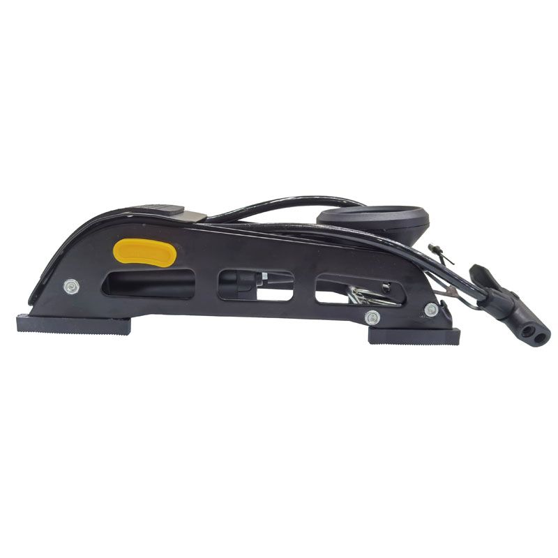 5512 Mountain bike stainless steel air pump with pressure gauge, high-pressure air pump, portable bicycle pedal air pump, pedal air pump Specification image