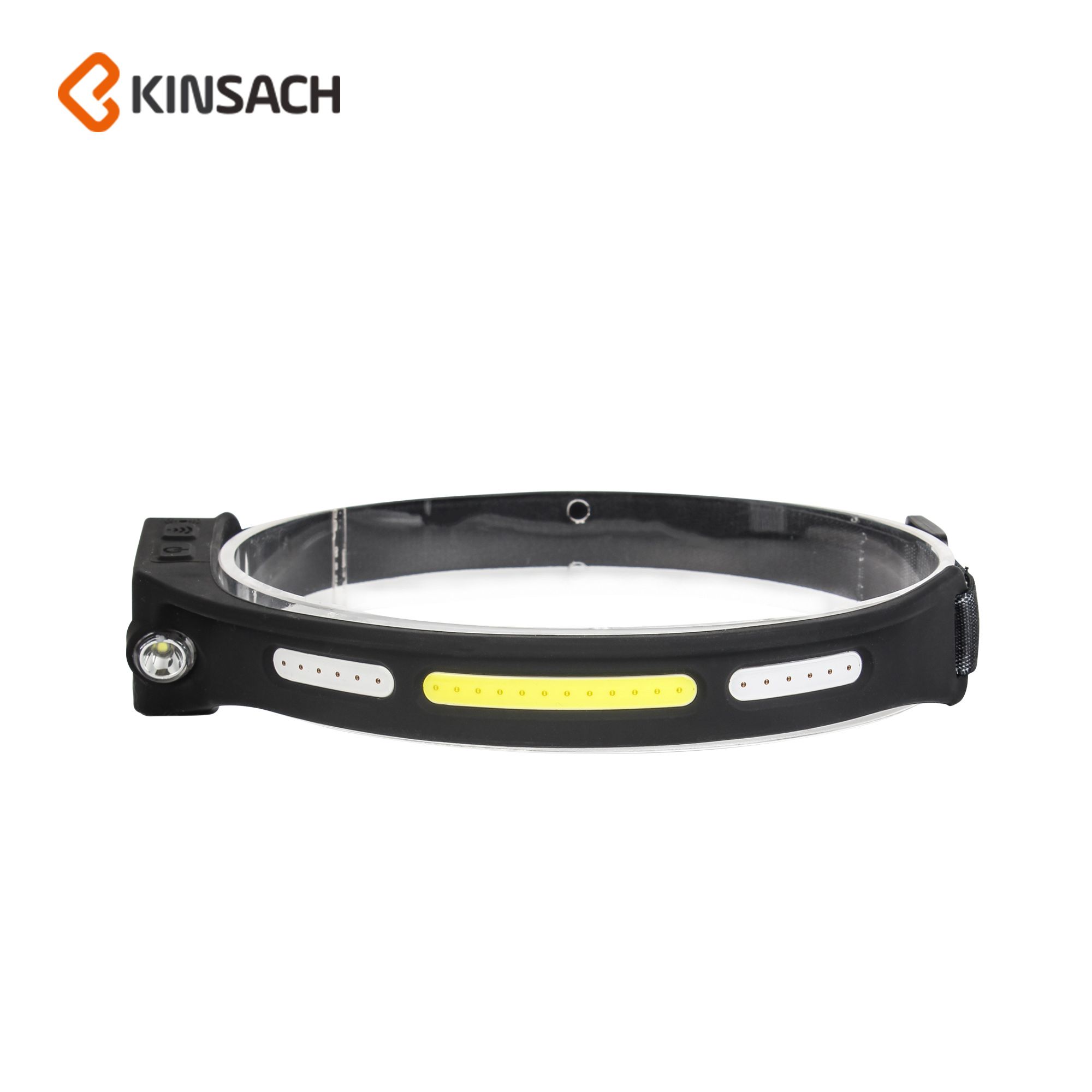 Cross-border new silicone COB headlight strip LED headlight TYPE-C fast charging camping and wild fishing induction strong headlight