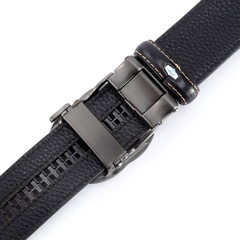 New top layer cowhide men's automatic buckle casual business letter belt manufacturer wholesale Application Scenario