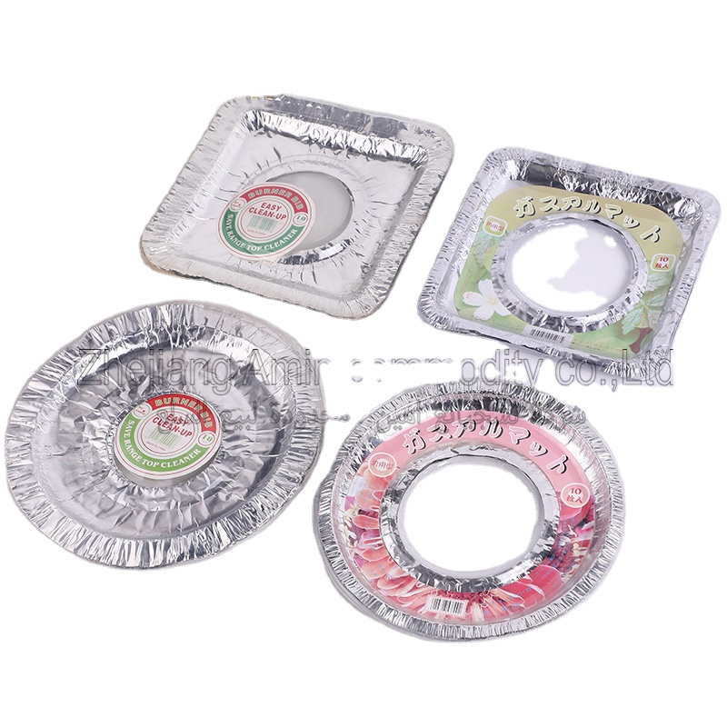 Household gas stove oil proof pad stove aluminum foil paper thumbnail