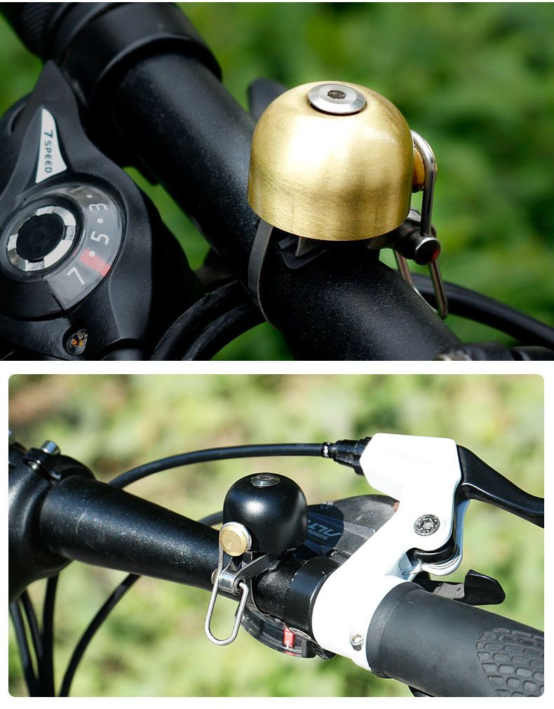 240503 bicycle copper bell, retro copper bell, steel buckle, mountain bike bell, horn, bike bell, cycling equipment accessories pic 16