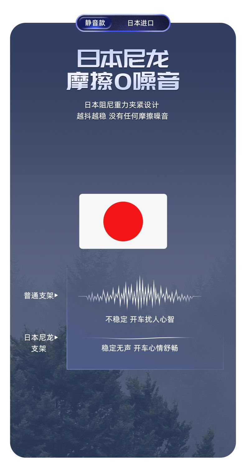 手机支架 车载支架 镜面重力支架详情9