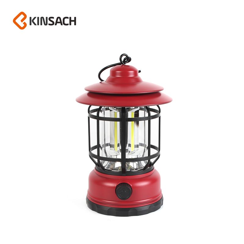 Camping lamp, rechargeable horse lamp, tent, portable, home, outdoor, multi-functional camping, strong light illumination, retro ironwork small lantern