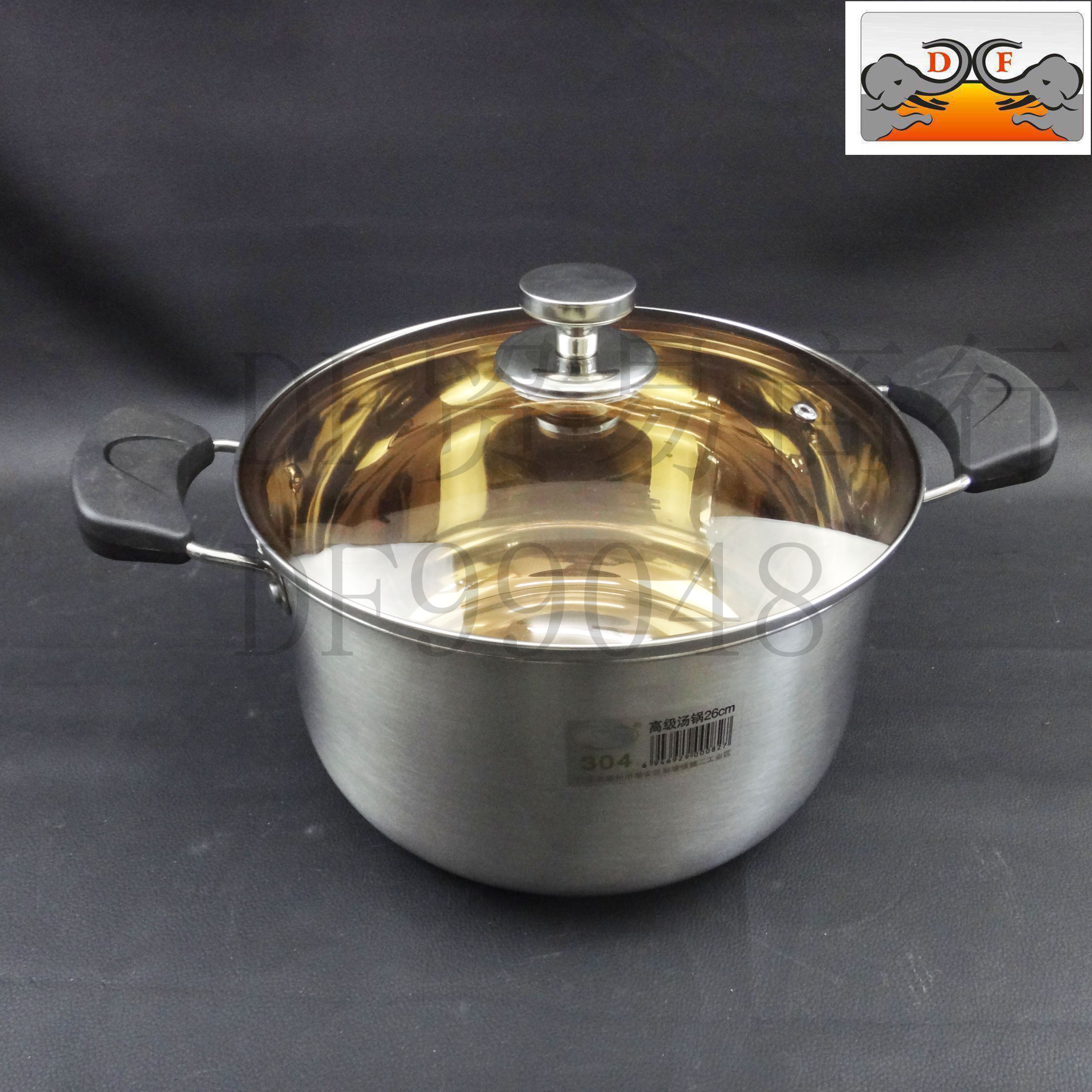 DF TRADING HOUSE DF99048 304 Premium Enamel and Enamel Soup Pot Health Clay Pot