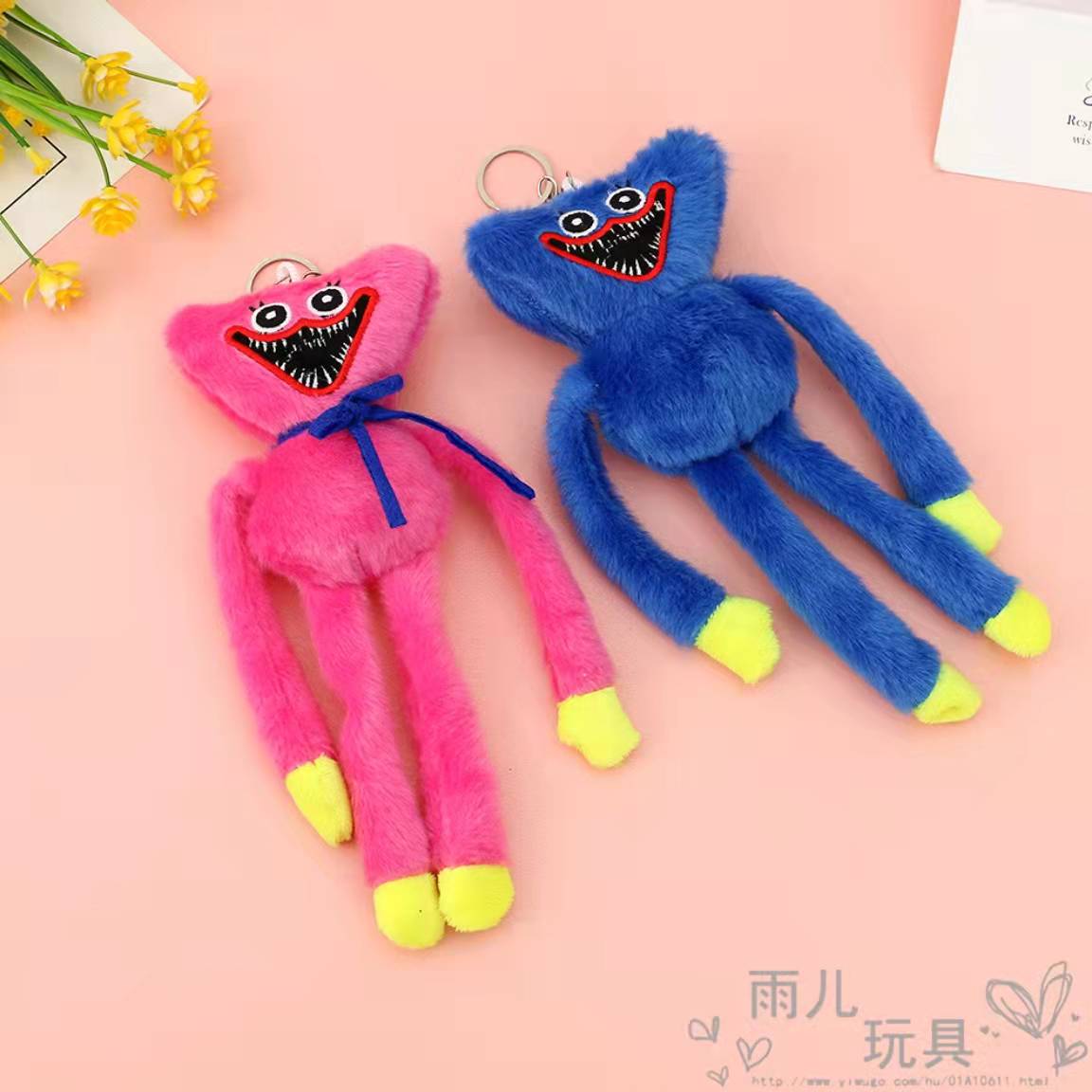 Poppy Playtime sausage monster hanging doll key chain cross-border plush toy
